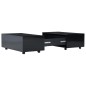 vidaXL Couchtisch Hochglanz-Schwarz 100x100x35 cm vidaXL Couchtisch Hochglanz-Schwarz 100x100x35 cm