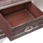 vidaXL TV-Schrank Weiß und Braun 115x30x40 cm Paulownia Holz vidaXL TV-Schrank Weiß und Braun 115x30x40 cm Paulownia Holz