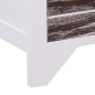 vidaXL TV-Schrank Weiß und Braun 115x30x40 cm Paulownia Holz vidaXL TV-Schrank Weiß und Braun 115x30x40 cm Paulownia Holz