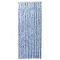 vidaXL Insektenschutz-Vorhang Blau, Weiß und Silbern 90x220cm Chenille vidaXL Insektenschutz-Vorhang Blau, Weiß und Silbern 90x220cm Chenille