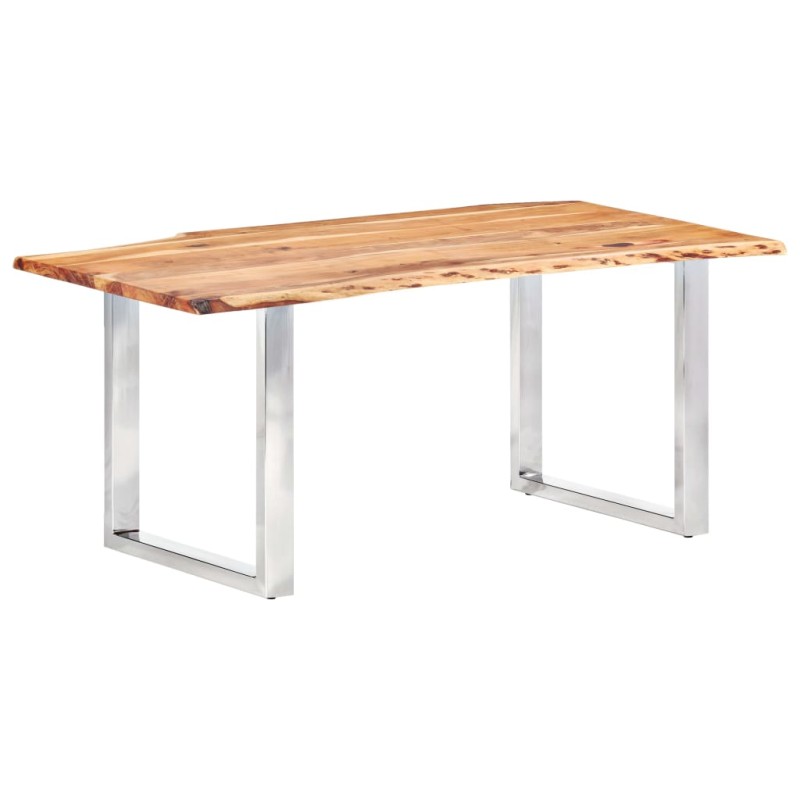 vidaXL Esstisch mit Baumkanten Akazie Masivholz 200 cm 3,8 cm vidaXL Esstisch mit Baumkanten Akazie Masivholz 200 cm 3,8 cm