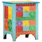vidaXL Handbemalter Nachttisch 40×30×50 cm Mango Massivholz vidaXL Handbemalter Nachttisch 40×30×50 cm Mango Massivholz