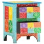 vidaXL Handbemalter Nachttisch 40×30×50 cm Mango Massivholz vidaXL Handbemalter Nachttisch 40×30×50 cm Mango Massivholz