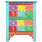 vidaXL Handbemalter Nachttisch 40×30×50 cm Mango Massivholz vidaXL Handbemalter Nachttisch 40×30×50 cm Mango Massivholz