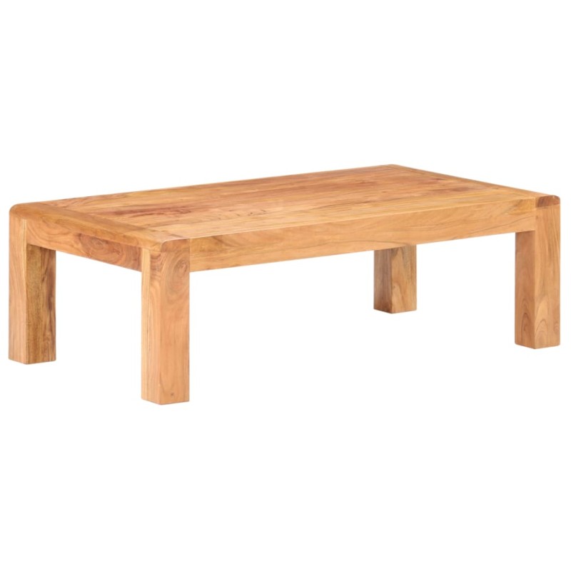 vidaXL Couchtisch 110x60x35 cm Massivholz mit Honigfarbenem Finish vidaXL Couchtisch 110x60x35 cm Massivholz mit Honigfarbenem Finish