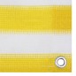 vidaXL Balkon-Sichtschutz Gelb und Weiß 120x400 cm HDPE vidaXL Balkon-Sichtschutz Gelb und Weiß 120x400 cm HDPE