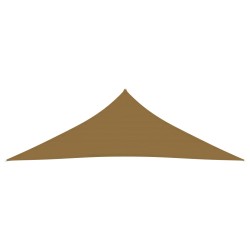 vidaXL Sonnensegel 160 g/m² Taupe 4x4x5,8 m HDPE