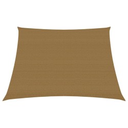 vidaXL Sonnensegel 160 g/m² Taupe 4/5x3 m HDPE
