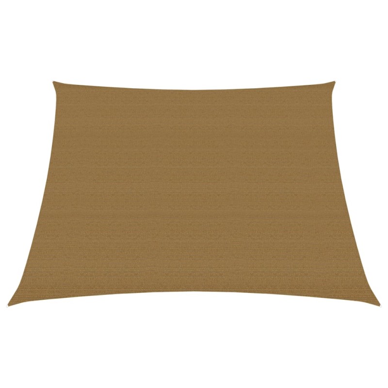 vidaXL Sonnensegel 160 g/m² Taupe 4/5x3 m HDPE vidaXL Sonnensegel 160 g/m² Taupe 4/5x3 m HDPE
