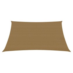 vidaXL Sonnensegel 160 g/m² Taupe 4/5x3 m HDPE