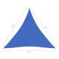 vidaXL Sonnensegel 160 g/m² Blau 4x4x4 m HDPE vidaXL Sonnensegel 160 g/m² Blau 4x4x4 m HDPE
