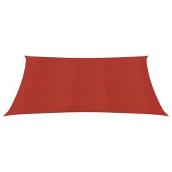 vidaXL Sonnensegel 160 g/m² Rot 4,5x4,5 m HDPE