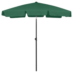 vidaXL Strandschirm Grün 180x120 cm