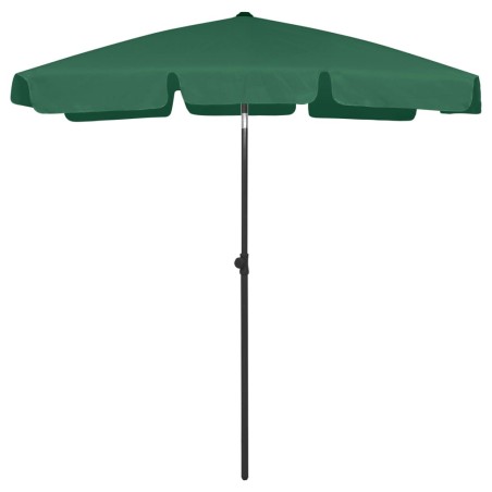vidaXL Strandschirm Grün 180x120 cm