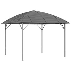 vidaXL Pavillon mit Bogendach 3x3 m Anthrazit