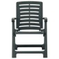 vidaXL 3-tlg. Bistro-Set Klappbar Kunststoff Grün vidaXL 3-tlg. Bistro-Set Klappbar Kunststoff Grün