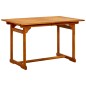 vidaXL Garten-Esstisch (120-170)x80x75 cm Massivholz Akazie vidaXL Garten-Esstisch (120-170)x80x75 cm Massivholz Akazie