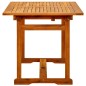 vidaXL Garten-Esstisch (120-170)x80x75 cm Massivholz Akazie vidaXL Garten-Esstisch (120-170)x80x75 cm Massivholz Akazie