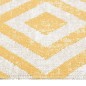 vidaXL Outdoor-Teppich Flachgewebe 115x170 cm Gelb und Beige vidaXL Outdoor-Teppich Flachgewebe 115x170 cm Gelb und Beige