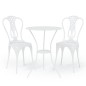 vidaXL 3-tlg. Bistro-Set Aluminiumguss Weiß vidaXL 3-tlg. Bistro-Set Aluminiumguss Weiß