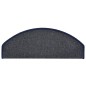 vidaXL Treppenmatten 15 Stk. Dunkelgrau und Blau 65x24x4 cm vidaXL Treppenmatten 15 Stk. Dunkelgrau und Blau 65x24x4 cm