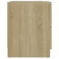vidaXL Nachttisch Sonoma-Eiche 40x40x50 cm Spanplatte vidaXL Nachttisch Sonoma-Eiche 40x40x50 cm Spanplatte