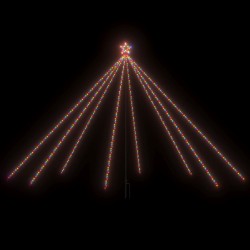 vidaXL Weihnachtsbaum-Lichterketten Indoor Outdoor 576 LEDs Bunt 3,6 m