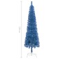 vidaXL Schlanker Weihnachtsbaum Blau 240 cm vidaXL Schlanker Weihnachtsbaum Blau 240 cm