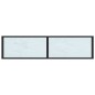 vidaXL Konsolentisch Weiß Marmor-Optik 140x35x75,5 cm Hartglas vidaXL Konsolentisch Weiß Marmor-Optik 140x35x75,5 cm Hartglas