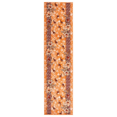 vidaXL Teppichläufer BCF Terrakottarot 100x500 cm