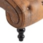 Chaiselongue Braun Wildleder-Optik Chaiselongue Braun Wildleder-Optik