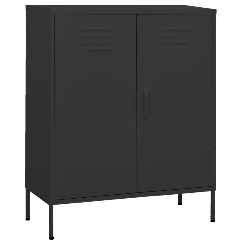 vidaXL Lagerschrank Anthrazit 80x35x101,5 cm Stahl vidaXL Lagerschrank Anthrazit 80x35x101,5 cm Stahl