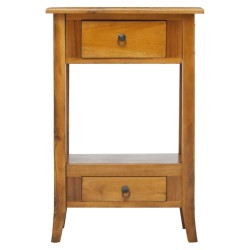 vidaXL Konsolentisch mit Schubladen 50x30x75 cm Massivholz Mahagoni