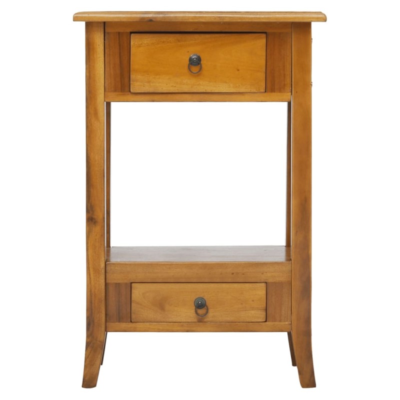 vidaXL Konsolentisch mit Schubladen 50x30x75 cm Massivholz Mahagoni vidaXL Konsolentisch mit Schubladen 50x30x75 cm Massivholz Mahagoni