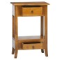 vidaXL Konsolentisch mit Schubladen 50x30x75 cm Massivholz Mahagoni vidaXL Konsolentisch mit Schubladen 50x30x75 cm Massivholz Mahagoni