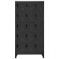 vidaXL Schließfachschrank Anthrazit 90x40x180 cm Stahl vidaXL Schließfachschrank Anthrazit 90x40x180 cm Stahl