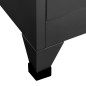 vidaXL Schließfachschrank Anthrazit 90x40x180 cm Stahl vidaXL Schließfachschrank Anthrazit 90x40x180 cm Stahl