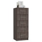vidaXL Schubladenkommode Sonoma-Eiche 41x35x106 cm Holzwerkstoff vidaXL Schubladenkommode Sonoma-Eiche 41x35x106 cm Holzwerkstoff