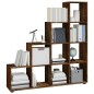 vidaXL Treppenregal Räuchereiche 142 cm Holzwerkstoff vidaXL Treppenregal Räuchereiche 142 cm Holzwerkstoff