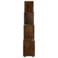 vidaXL Treppenregal Räuchereiche 142 cm Holzwerkstoff vidaXL Treppenregal Räuchereiche 142 cm Holzwerkstoff