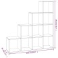 vidaXL Treppenregal Räuchereiche 142 cm Holzwerkstoff vidaXL Treppenregal Räuchereiche 142 cm Holzwerkstoff