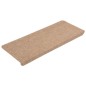 vidaXL Stufenmatten Selbstklebend 15 Stk. 65x24,5x3,5 cm Beige vidaXL Stufenmatten Selbstklebend 15 Stk. 65x24,5x3,5 cm Beige