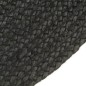vidaXL Wendeteppich Geflochten Anthrazit und Natur 90 cm Jute Rund vidaXL Wendeteppich Geflochten Anthrazit und Natur 90 cm Jute Rund
