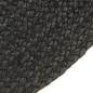 vidaXL Wendeteppich Geflochten Anthrazit und Natur 150 cm Jute Rund vidaXL Wendeteppich Geflochten Anthrazit und Natur 150 cm Jute Rund