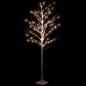 vidaXL LED-Birke Warmweiß 128 LEDs 220 cm vidaXL LED-Birke Warmweiß 128 LEDs 220 cm