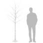 vidaXL LED-Birke Warmweiß 128 LEDs 220 cm vidaXL LED-Birke Warmweiß 128 LEDs 220 cm