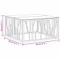 vidaXL Couchtisch Golden 80x80x40 cm Edelstahl und Glas vidaXL Couchtisch Golden 80x80x40 cm Edelstahl und Glas
