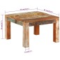 vidaXL Couchtisch 55x55x35 cm Altholz Massiv vidaXL Couchtisch 55x55x35 cm Altholz Massiv