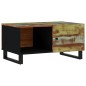 vidaXL Couchtisch 80x50x40 cm Altholz Massiv & Holzwerkstoff vidaXL Couchtisch 80x50x40 cm Altholz Massiv & Holzwerkstoff