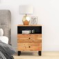vidaXL Nachttisch 50x33x62 cm Massivholz Akazie & Holzwerkstoff vidaXL Nachttisch 50x33x62 cm Massivholz Akazie & Holzwerkstoff